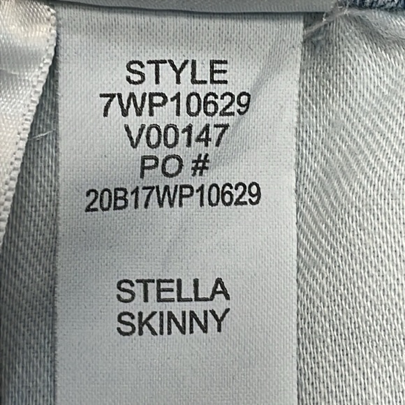 Lucky Brand Low Rise Skinny Stella Ankle Frayed Hem Distressed Denim Jeans 12/31 - Picture 14 of 16